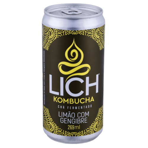 Kombucha Limão com Gengibre